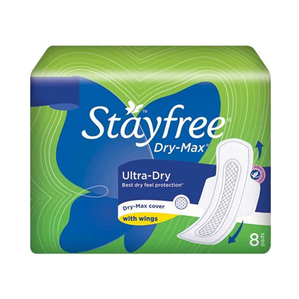 Stayfree Sanitary Pads Dry Max Ultra Dry With Wings